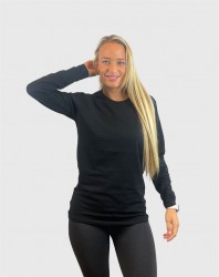 Basic Activewear Long Sleeve Women Black