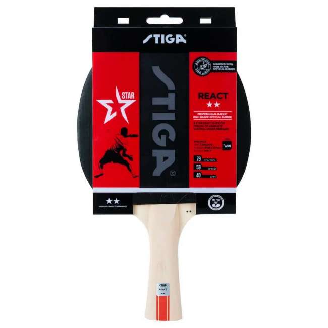 Priser på Stiga React 2-star Bordtennisbat