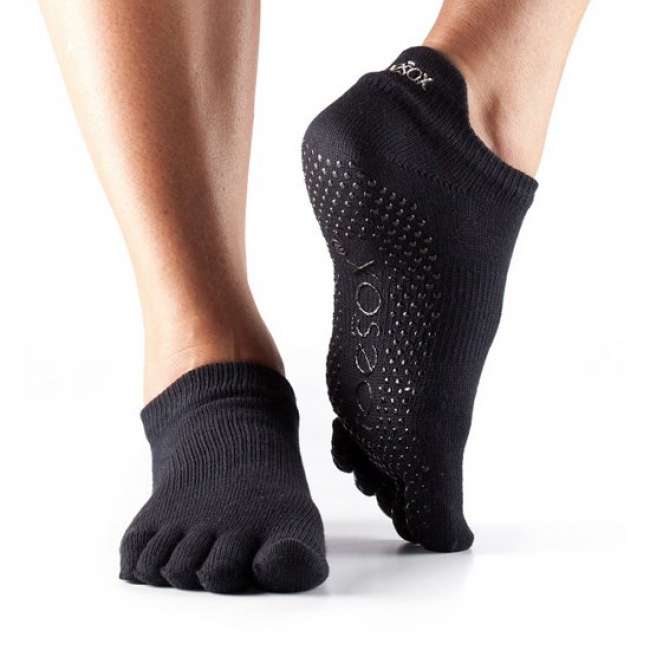 Priser på ToeSox Fulltoe Lowrise Grip (Sort - XL)